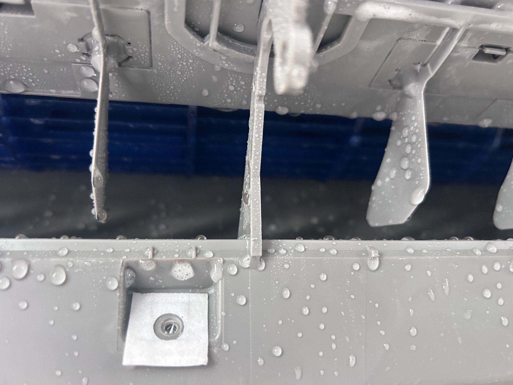 Clean blower wheel after professional HVAC service