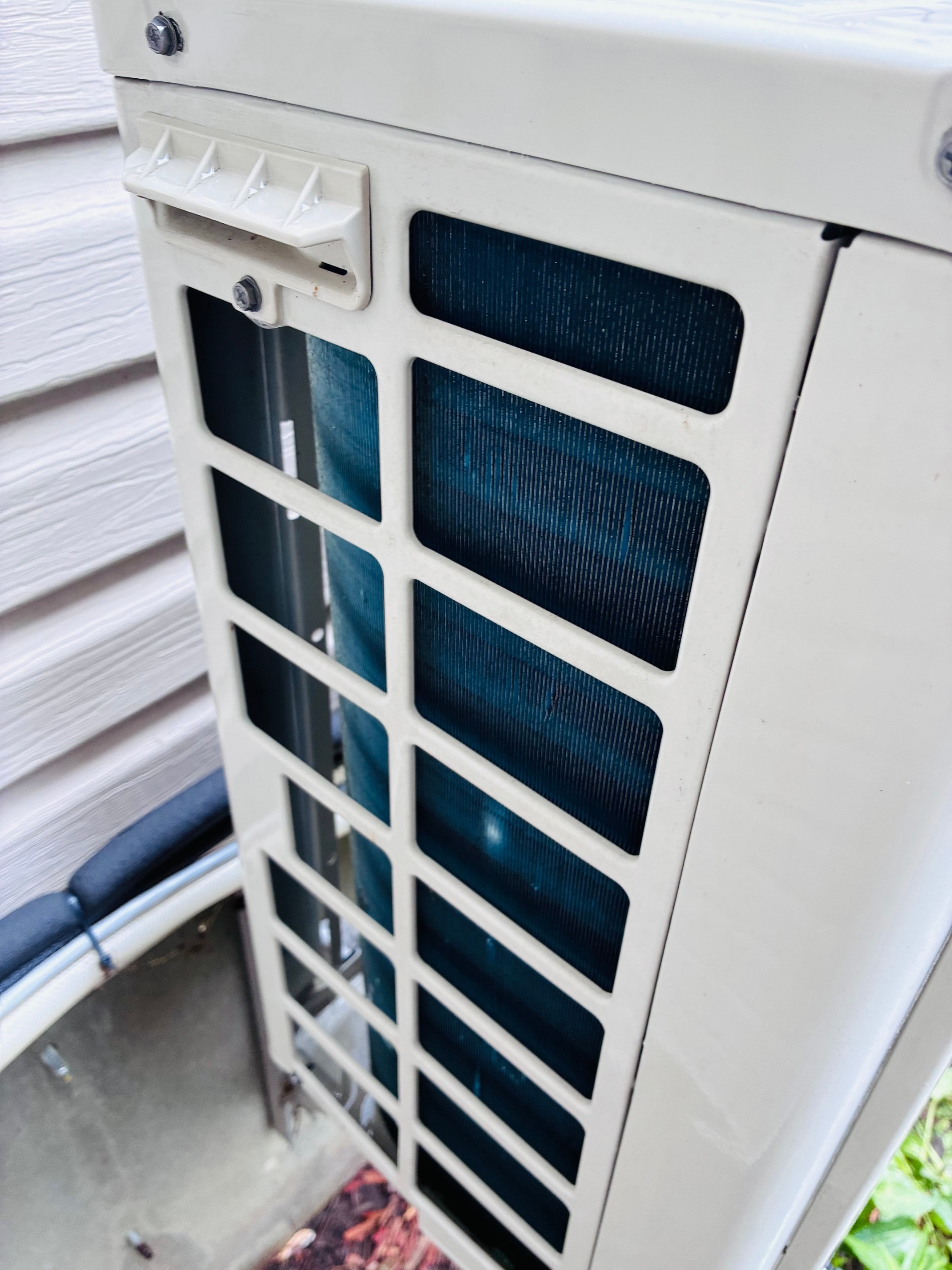 Clean HVAC evaporator coil after professional cleaning